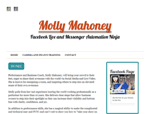 Tablet Screenshot of mollymahoney.com